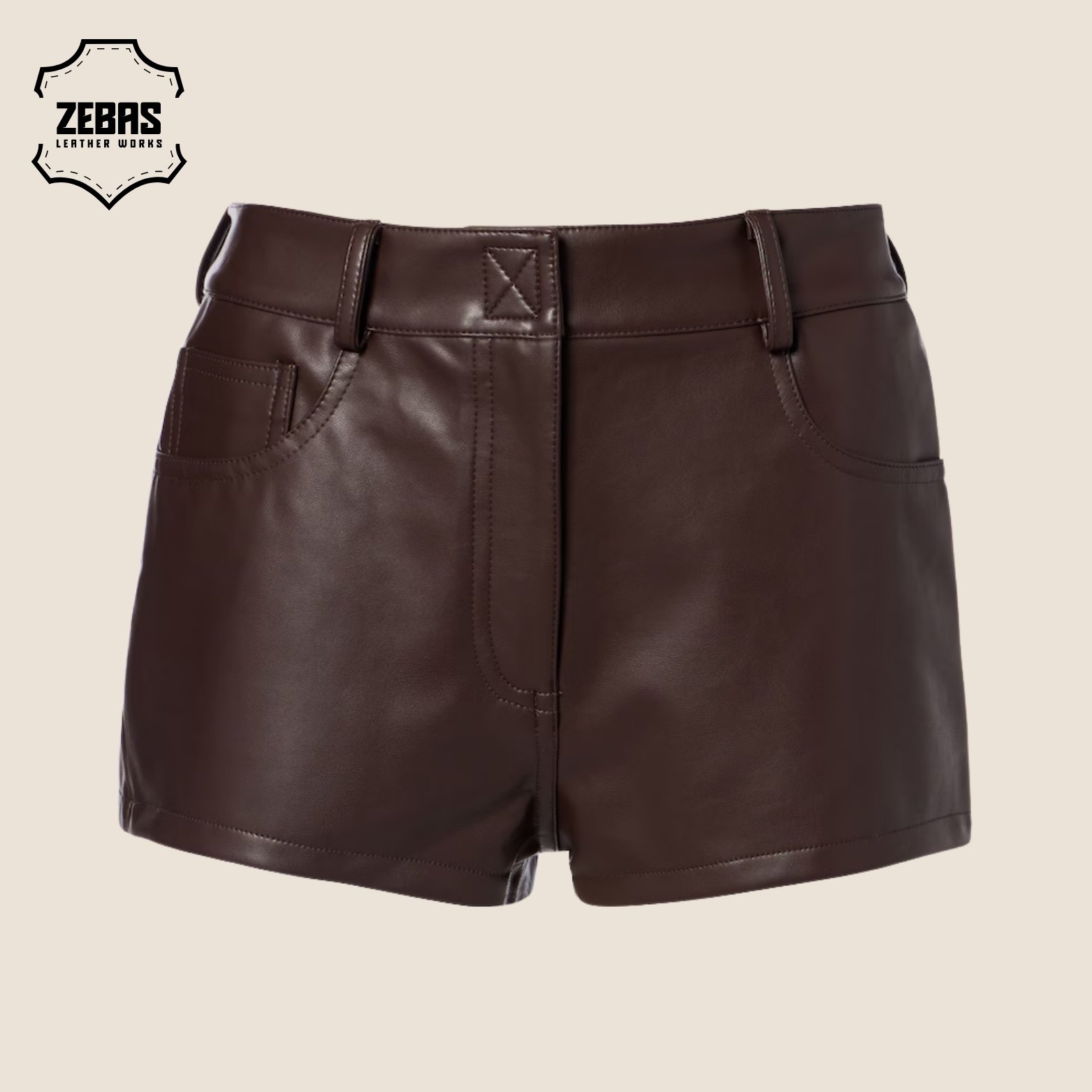Women's Leather Shorts