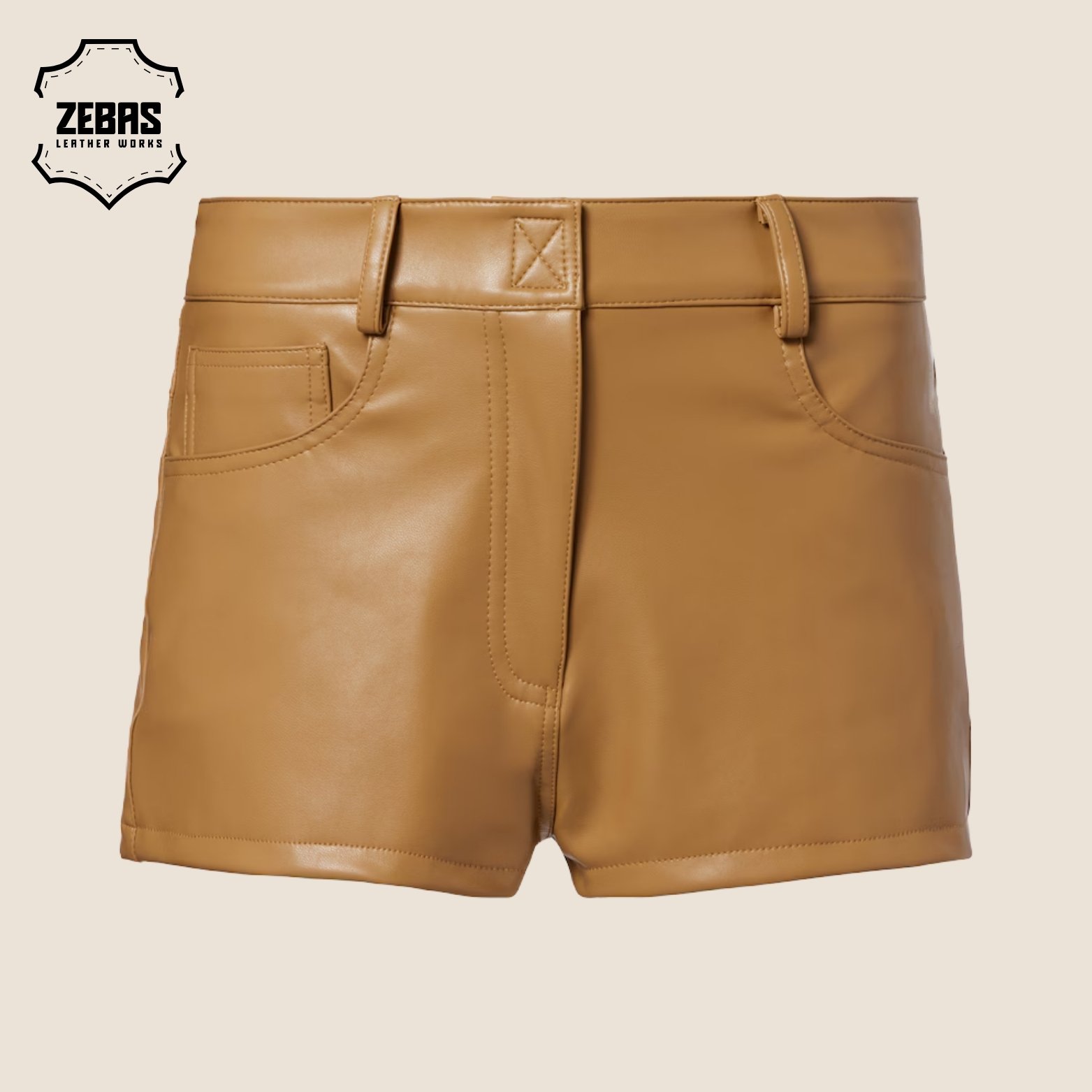 Women's Leather Shorts