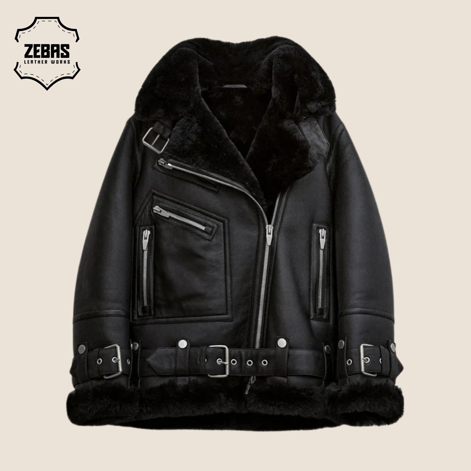 WOMEN'S SHEARLING JACKET