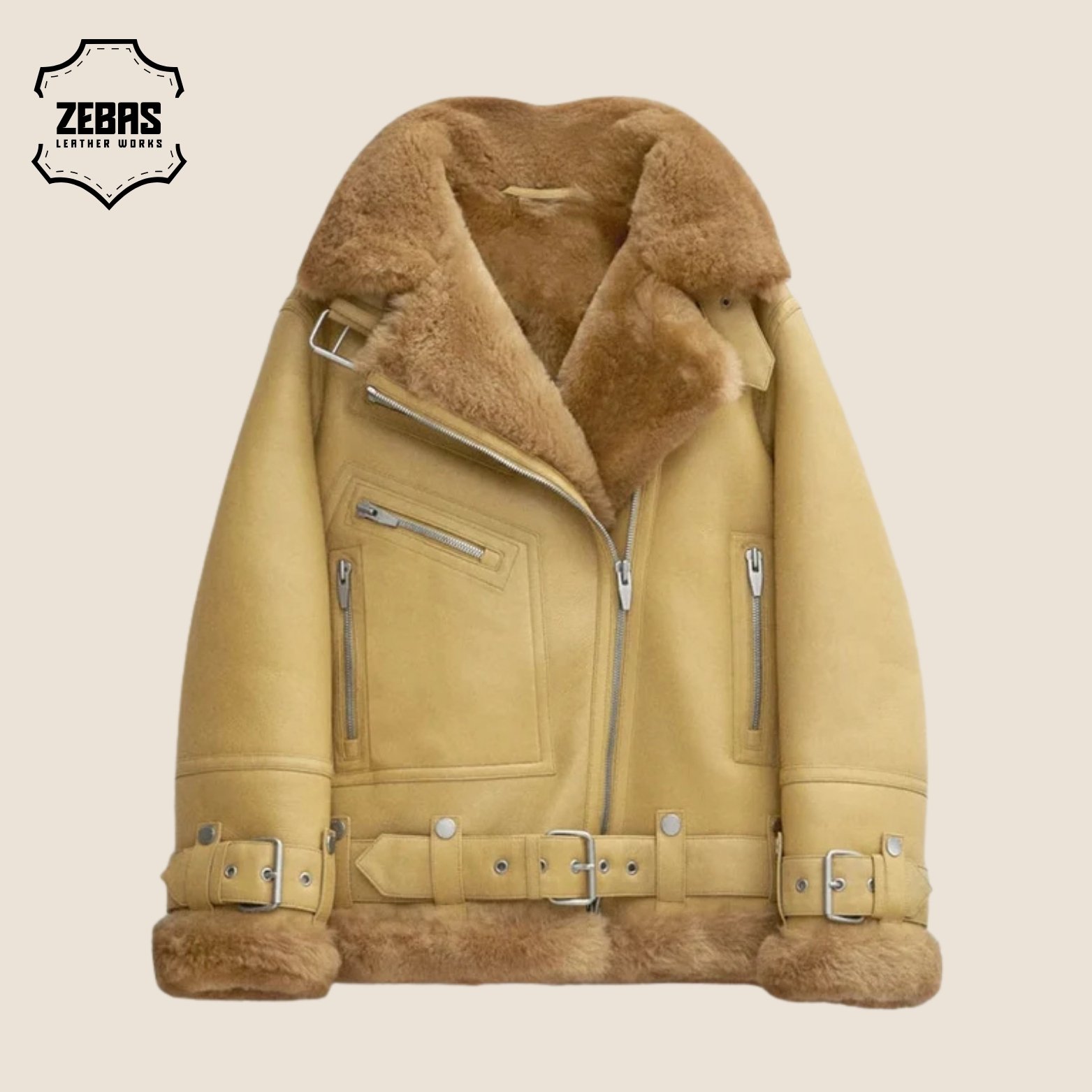 WOMEN'S SHEARLING JACKET