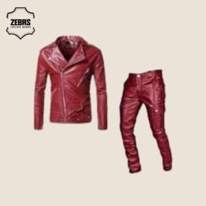 LEATHER TRACKSUIT