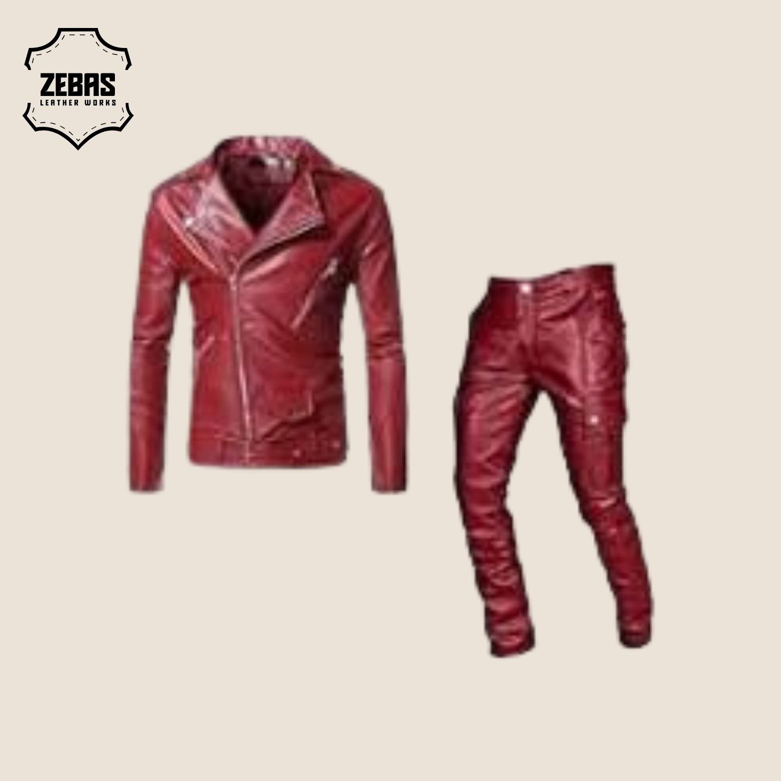 LEATHER TRACKSUIT