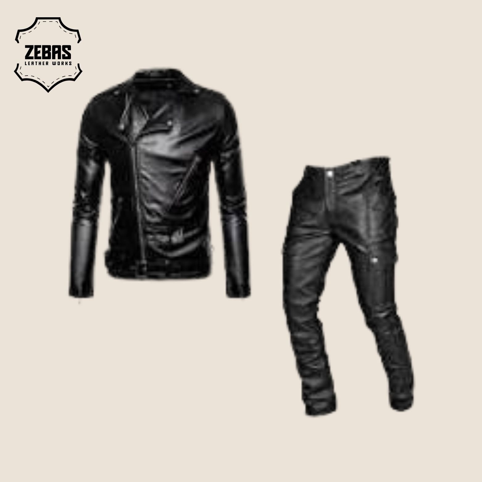LEATHER TRACKSUIT