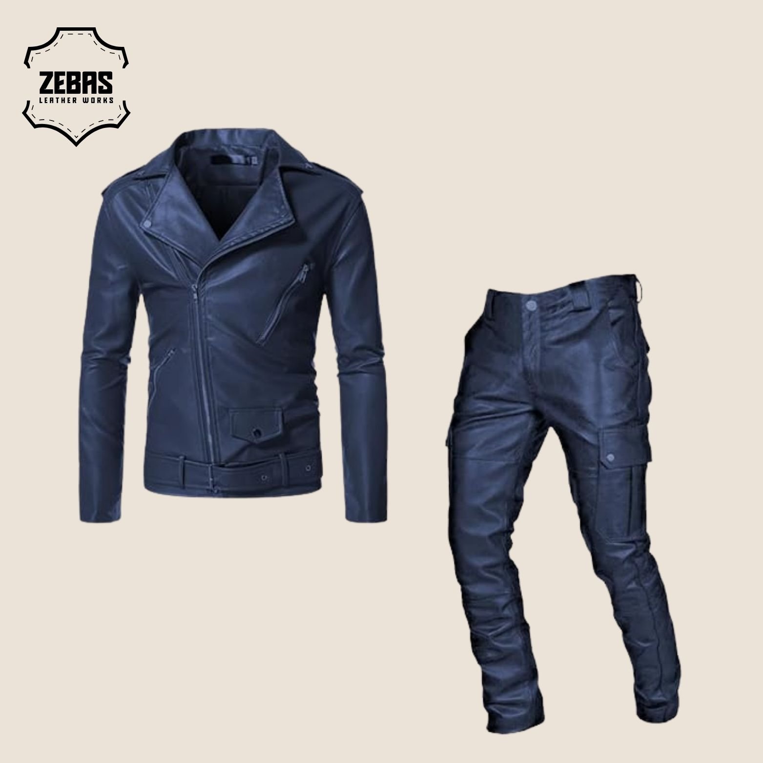 LEATHER TRACKSUIT