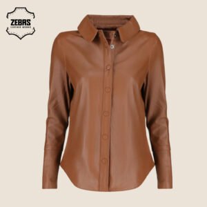 Women's Leather Shirts