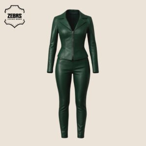 Women's Leather Tracksuits