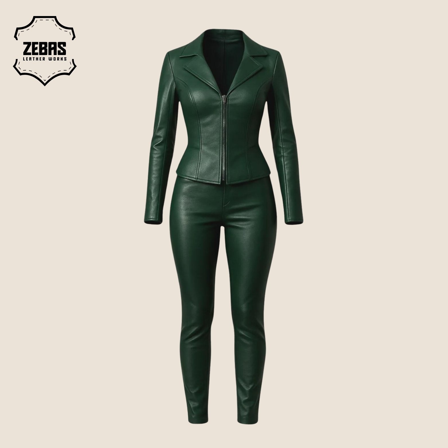 Women's Leather Tracksuits