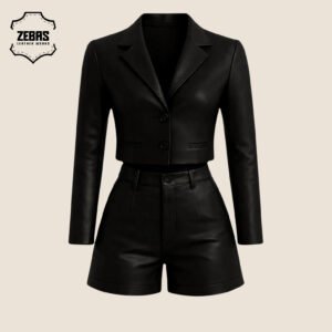 Women's Leather Tracksuits
