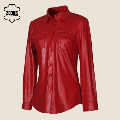 Women's Leather Shirts