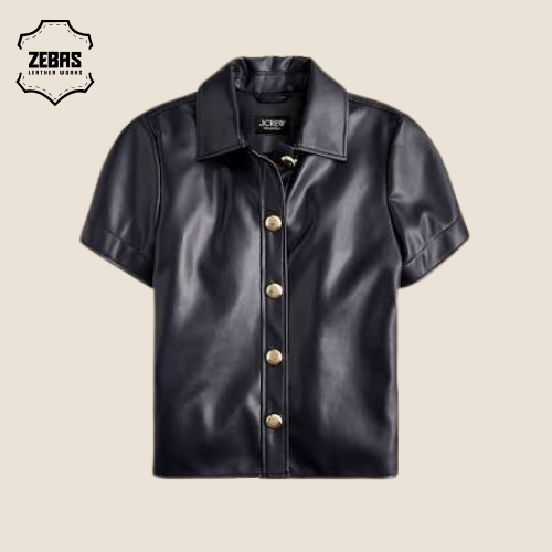 Women's Leather Shirts