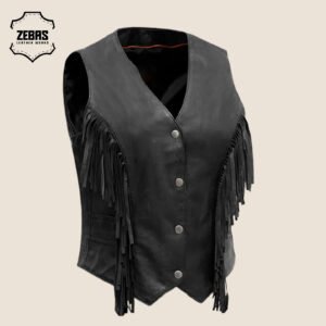 WOMEN'S LEATHER VEST