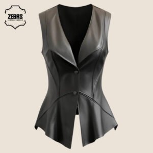 WOMEN'S LEATHER VEST