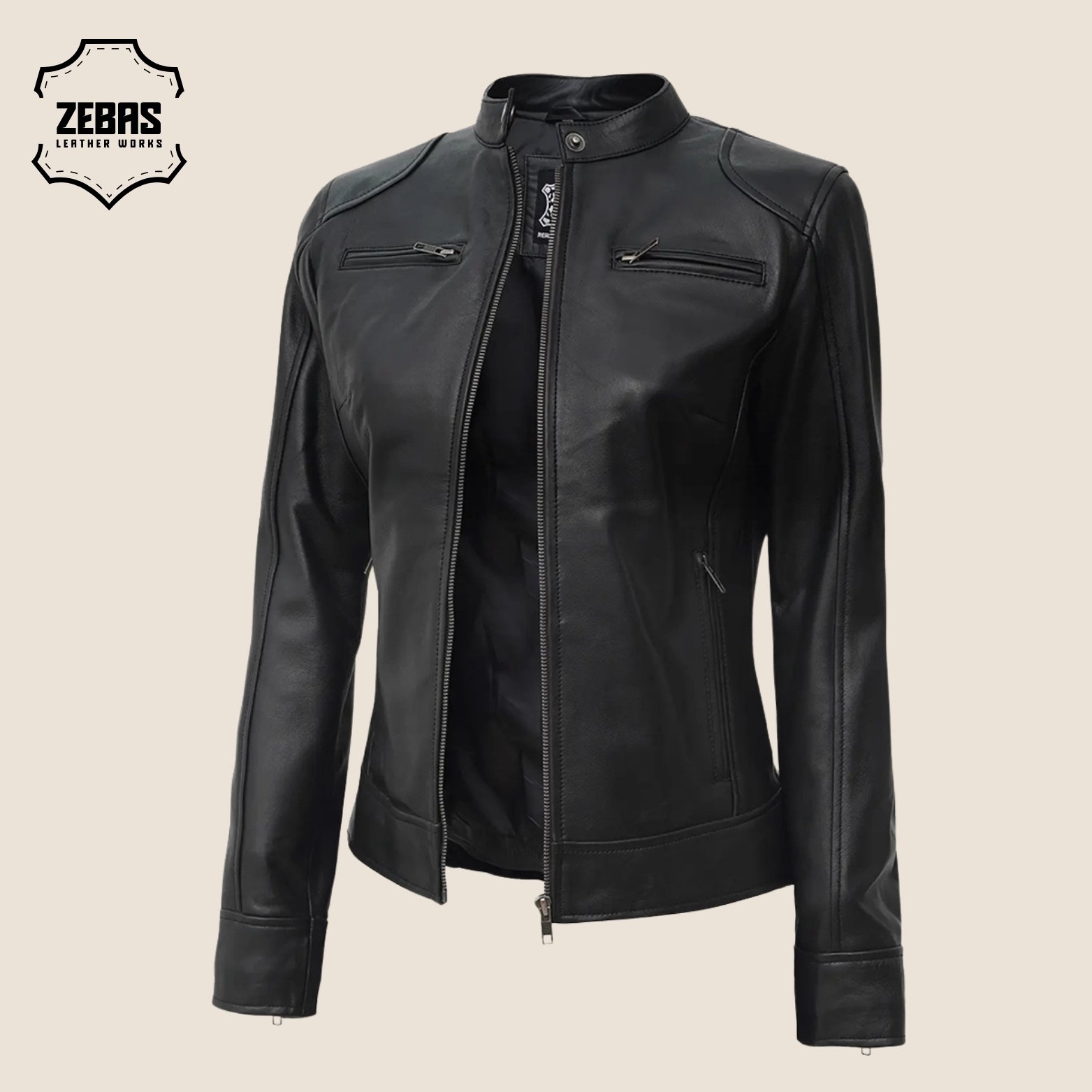 WOMEN'S CAFE RACER JACKET