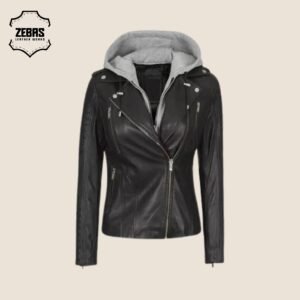 Women’s Leather Hoodies