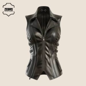 WOMEN’S LEATHER VEST