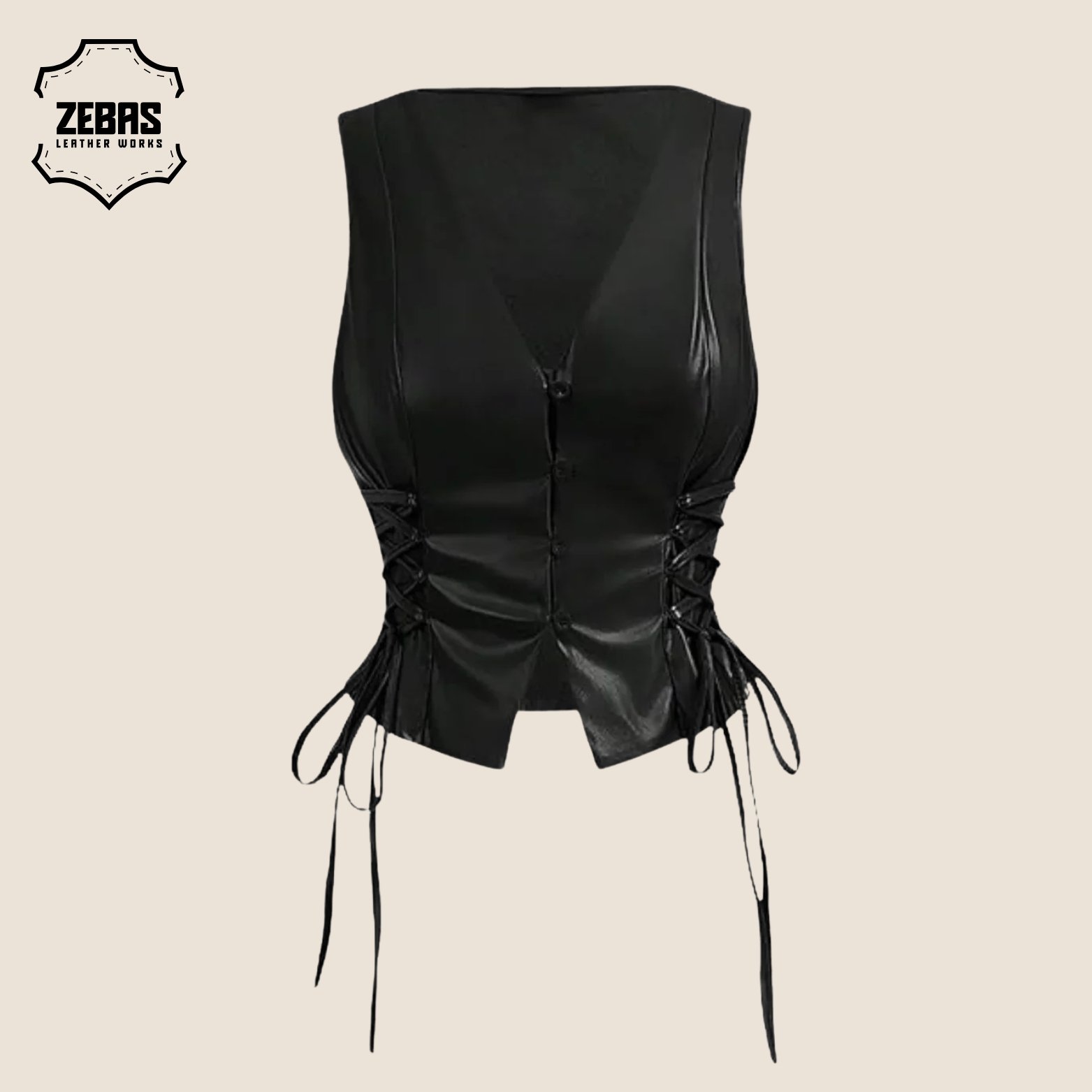 WOMEN’S LEATHER VEST