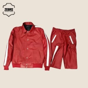 LEATHER TRACKSUIT
