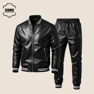 LEATHER TRACKSUIT