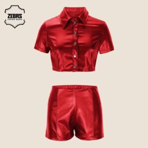 Women’s Leather Tracksuits