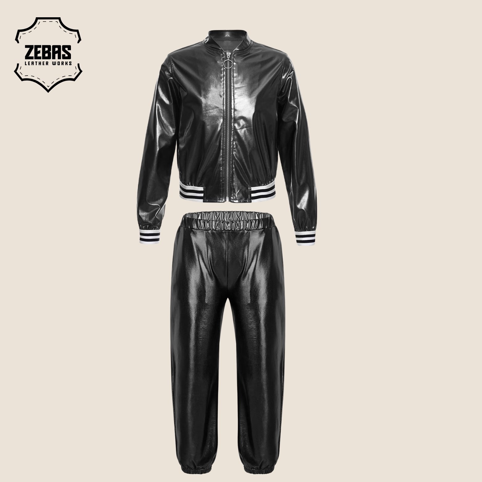 Women’s Leather Tracksuits