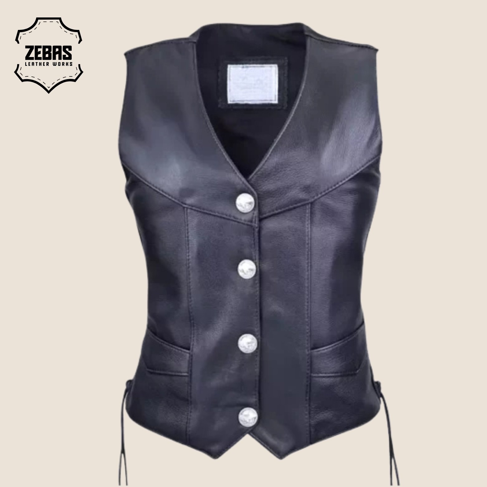 WOMEN’S LEATHER VEST