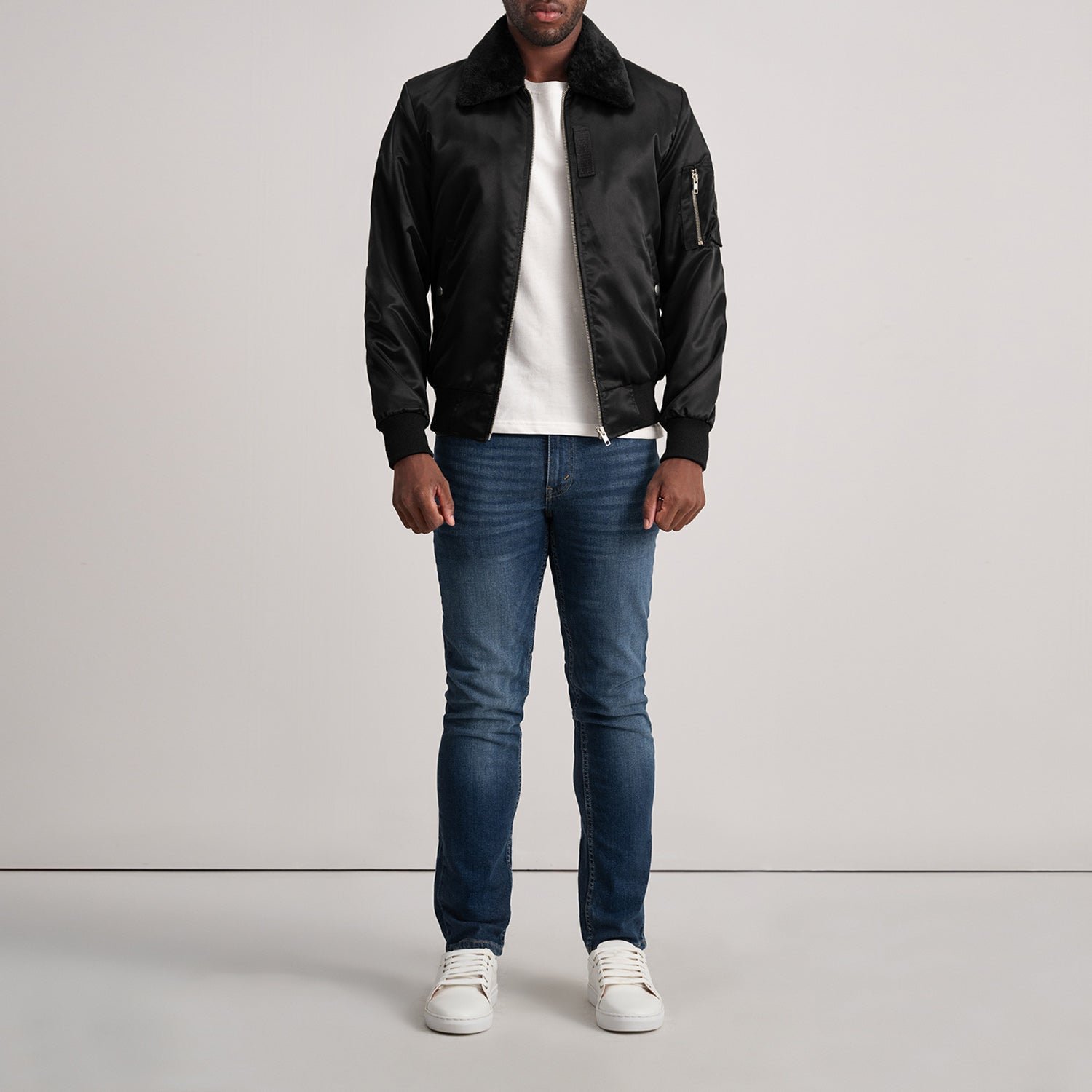 Zack Red Bomber Jacket for Men, Classic Aviator Flight Jacket, Vintage Casual Streetwear Outerwear - Image 2