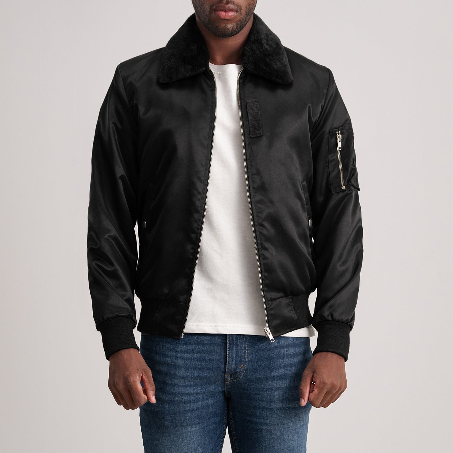 Zack Red Bomber Jacket for Men, Classic Aviator Flight Jacket, Vintage Casual Streetwear Outerwear