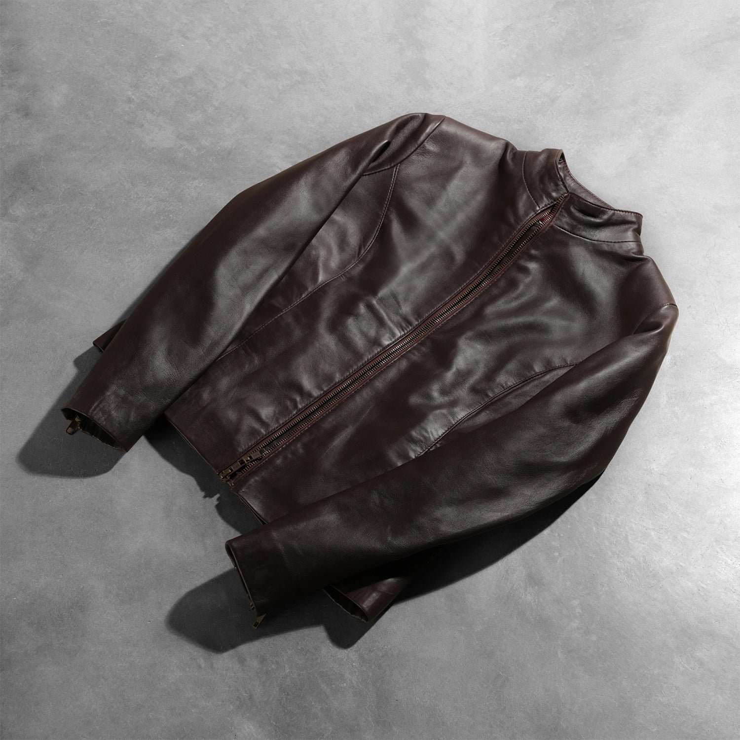 Rumella Maroon Leather Biker Jacket for Women, Stylish Moto Jacket, Classic Motorcycle Outerwear - Image 7